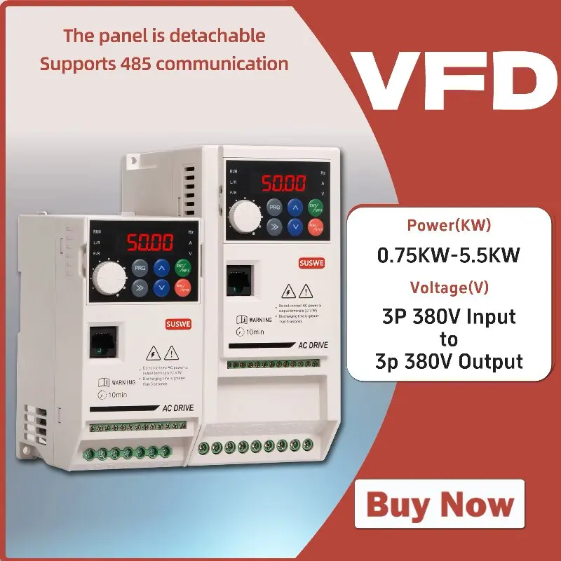 SU650 380V 0.75KW 1.5KW 2.2KW 4KW 5.5KW Inverter Latest Model Energy Saving Variable Frequency Motor Controller
SU650 380V 0.75KW 1.5KW 2.2KW 4KW 5.5KW Inverter Latest Model Energy Saving Variable Frequency Motor Controller