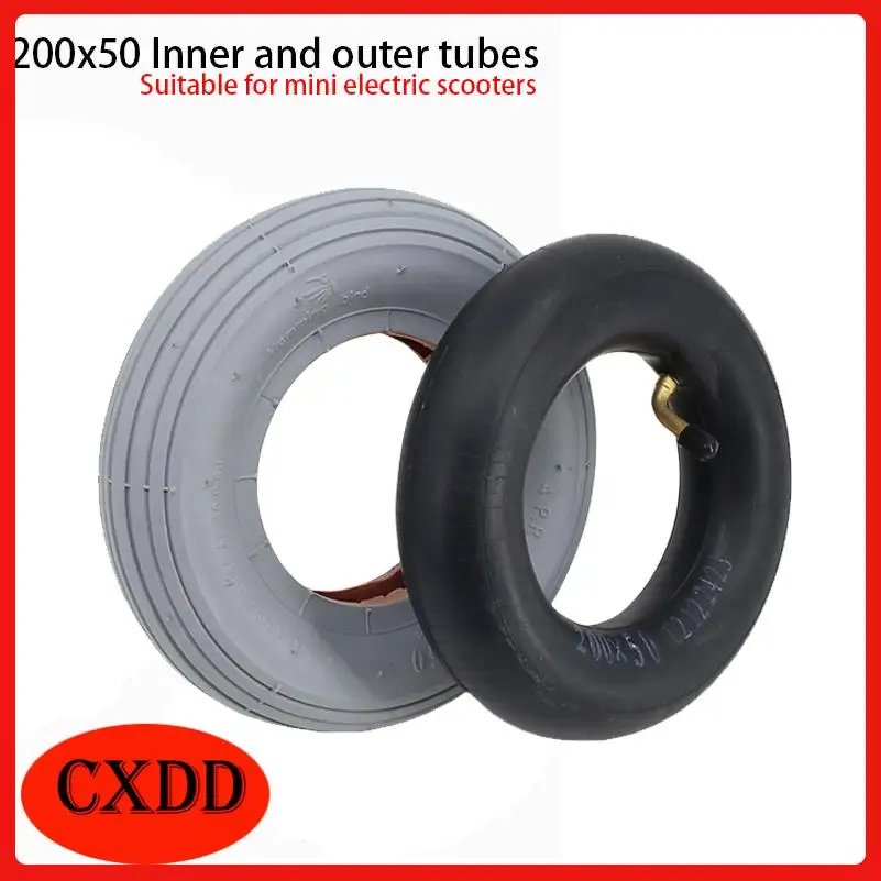 8-inch 200x50 gray outer tire for electric wheelchair front wheel inflatable tire with 200 * 50 inner tire
8-inch 200x50 gray outer tire for electric wheelchair front wheel inflatable tire with 200 * 50 inner tire