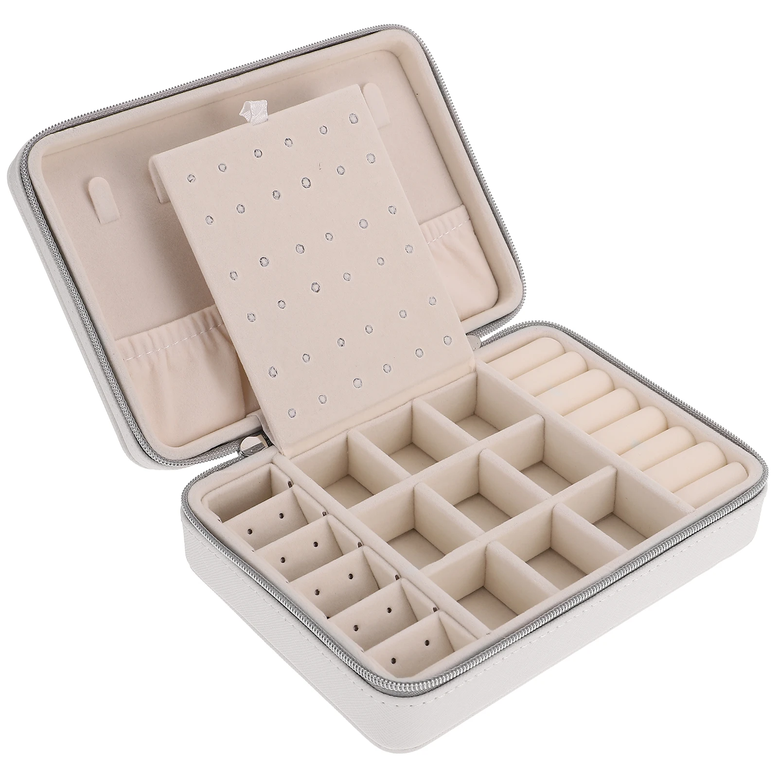 Color Storage Box Zipper for Ring Necklace Watch ganizer Travel Jewelry Case Travel Case Premium PU Material
Color Storage Box Zipper for Ring Necklace Watch ganizer Travel Jewelry Case Travel Case Premium PU Material