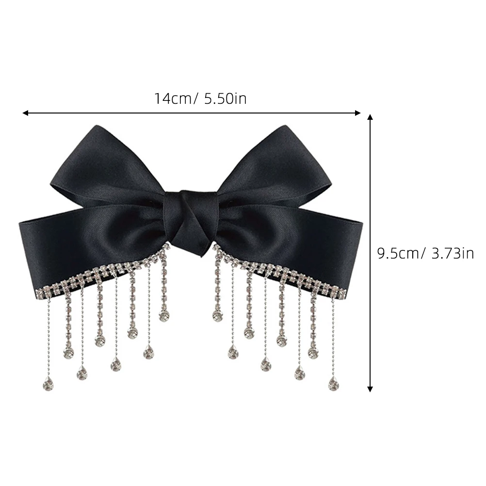 Black Rhinestone Hairpin Elegant Girls Clips Female Hair Ornament Barrettes Wedding Party Accessories Hair Ornament 
Black Rhinestone Hairpin Elegant Girls Clips Female Hair Ornament Barrettes Wedding Party Accessories Hair Ornament