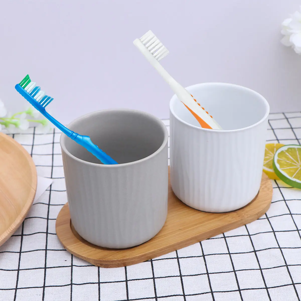 2Pcs 500Ml Japanese Style PP Toothbrush Cup Set Matte Finish Multi-Use Bathroom Tumbler Cup for Home Office Travel Christmas
2Pcs 500Ml Japanese Style PP Toothbrush Cup Set Matte Finish Multi-Use Bathroom Tumbler Cup for Home Office Travel Christmas