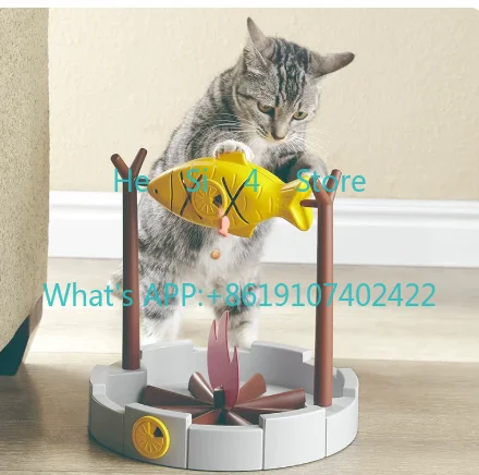 Grilled Fish Cat Toys, Cat Leaking Food Toys, Freeze-dried Snacks, Food Containers, Self-hi To Relieve Boredom Cat Supplies
Grilled Fish Cat Toys, Cat Leaking Food Toys, Freeze-dried Snacks, Food Containers, Self-hi To Relieve Boredom Cat Supplies