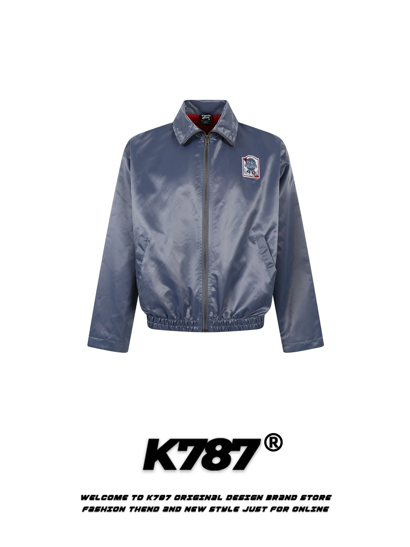 K787 American Sle Casual Pilot Jaet ex Loose Fit Embroidery Street Faion Zipper Coat Spring Youth ort Sve
K787 American Sle Casual Pilot Jaet ex Loose Fit Embroidery Street Faion Zipper Coat Spring Youth ort Sve