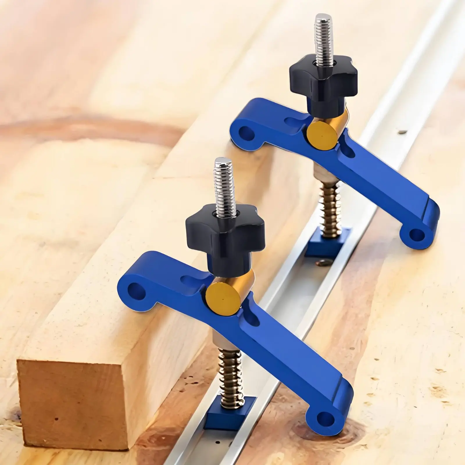 T-Slot Hold down Clamp Easy to Install T-Track Hold down Clamp Tool Accessory Star-Rated Knobs Heavy Duty for Woodworkers
T-Slot Hold down Clamp Easy to Install T-Track Hold down Clamp Tool Accessory Star-Rated Knobs Heavy Duty for Woodworkers
