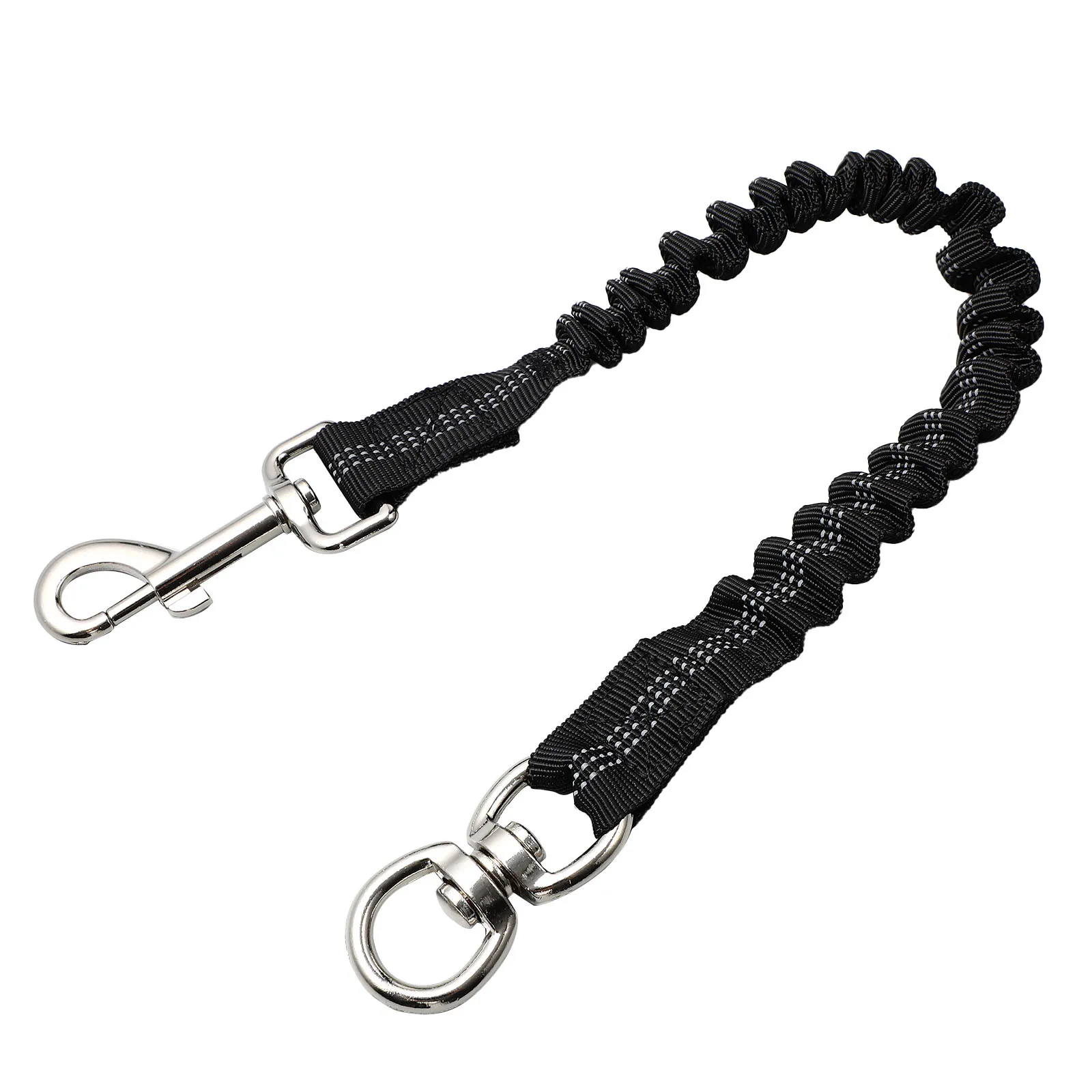 Reflective Nylon Dog Leash Heavy Duty Durable Black Elastic Extension for Walking Running Jogging Small Medium Dogs Outdoor 
Reflective Nylon Dog Leash Heavy Duty Durable Black Elastic Extension for Walking Running Jogging Small Medium Dogs Outdoor