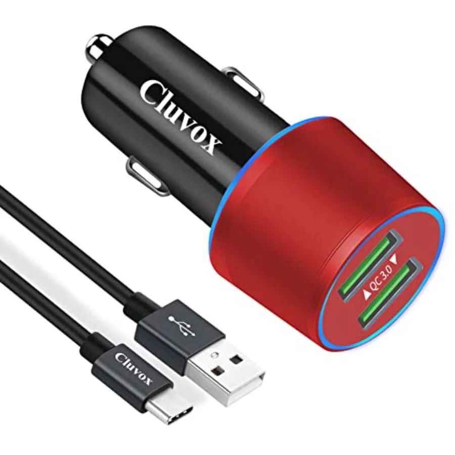 Rapid USB C Car Charger, Compatible for Samsung Galaxy S26/S25 Plus/Ultra/S24/S23/S22/S21/Note 20/S20/S10/S9/A56/A36/A50/A70, Q
Rapid USB C Car Charger, Compatible for Samsung Galaxy S26/S25 Plus/Ultra/S24/S23/S22/S21/Note 20/S20/S10/S9/A56/A36/A50/A70, Q