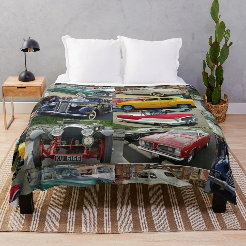Classic Vintage Cars Montage #1 Throw Blanket Winter beds Personalized Gift For Sofa Thin decorative Blankets
Classic Vintage Cars Montage #1 Throw Blanket Winter beds Personalized Gift For Sofa Thin decorative Blankets