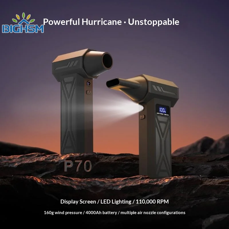 Powerful Air Blower Turbo Fan 110000RPM Brushless Turbo Fan Jet Blower LED Vacuum Air Duster Blower
Powerful Air Blower Turbo Fan 110000RPM Brushless Turbo Fan Jet Blower LED Vacuum Air Duster Blower
