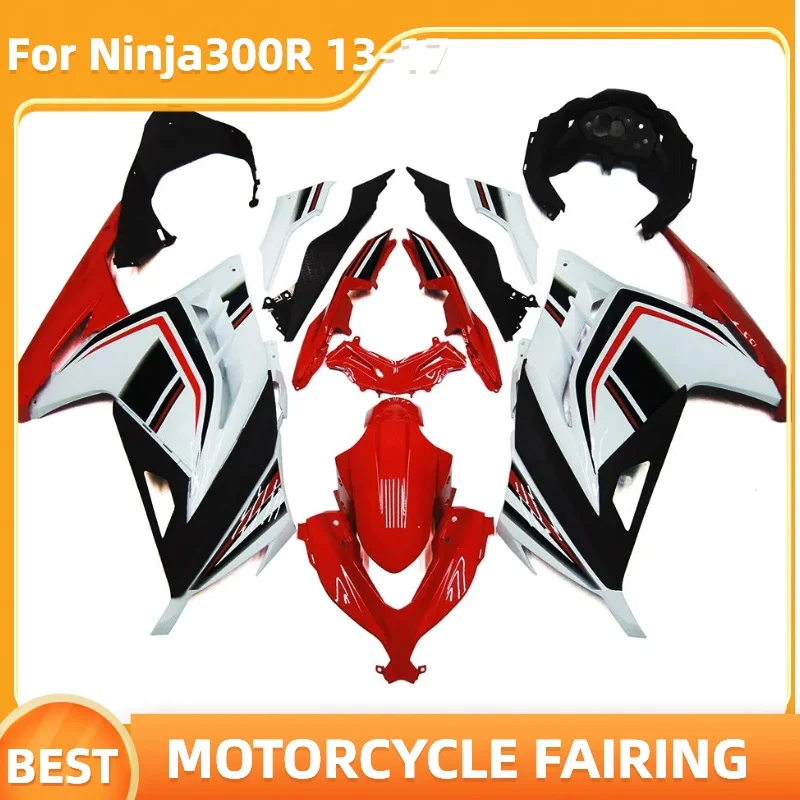 Ninja300R 2013 2016 2017 Motorcycle Fairings for Ninja-300R 13 14 15 17 Street Sport Body Rebuild Red White Black Aftermarket
Ninja300R 2013 2016 2017 Motorcycle Fairings for Ninja-300R 13 14 15 17 Street Sport Body Rebuild Red White Black Aftermarket