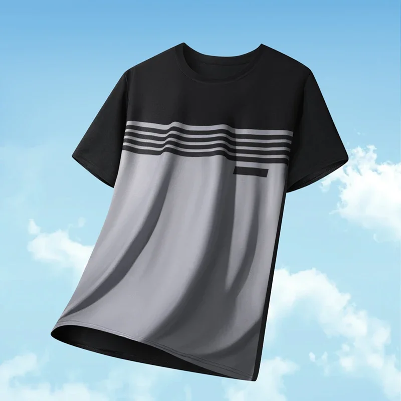 Simple Fashion Contrast Color Men's T-shirts Casual O-neck Loose Pullover Outdoor Running Sports Short Sleeve Tees Summer Tops
Simple Fashion Contrast Color Men's T-shirts Casual O-neck Loose Pullover Outdoor Running Sports Short Sleeve Tees Summer Tops