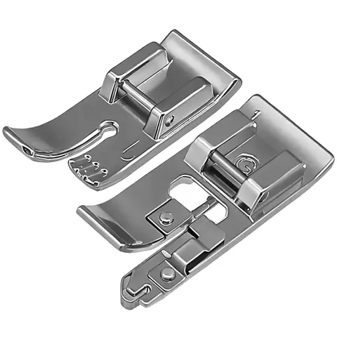 Prensatelas de puntada de línea recta de Material grueso Overlock Overcast, para accesorios de máquinas de coser Brother/Singer/Babylock