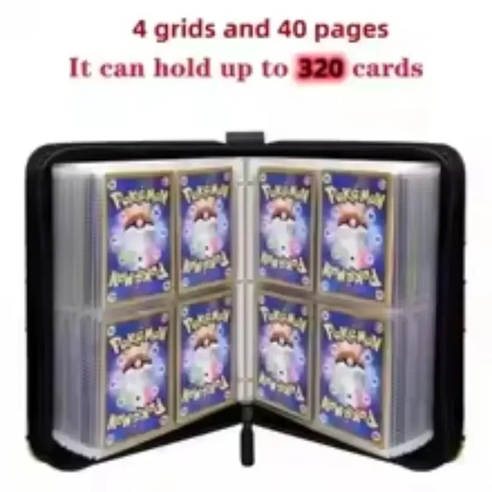 400-карт Премиум-класса из искусственной кожи с 4 карманами, водостойкий альбом на молнии, кожаный переплет, съемный тонкий защитный зажим для альбома с картами в стиле аниме
400-карт Премиум-класса из искусственной кожи с 4 карманами, водостойкий альбом на молнии, кожаный переплет, съемный тонкий защитный зажим для альбома с картами в стиле аниме
