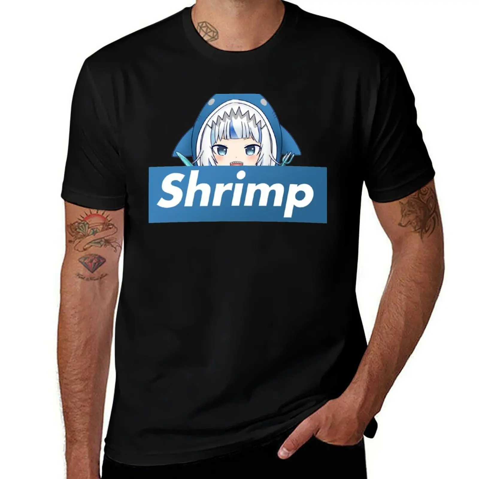 Gawr Gura Peeker - Shrimp T-Shirt Basic Solid Color Short Sleeve Cotton Top
Gawr Gura Peeker - Shrimp T-Shirt Basic Solid Color Short Sleeve Cotton Top