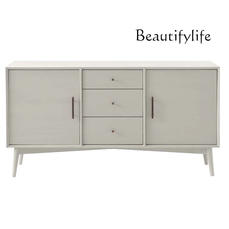 Nordic light luxury bedroom dining room modern multi-functional side cabinet oak texture double door TV cabinet
Nordic light luxury bedroom dining room modern multi-functional side cabinet oak texture double door TV cabinet