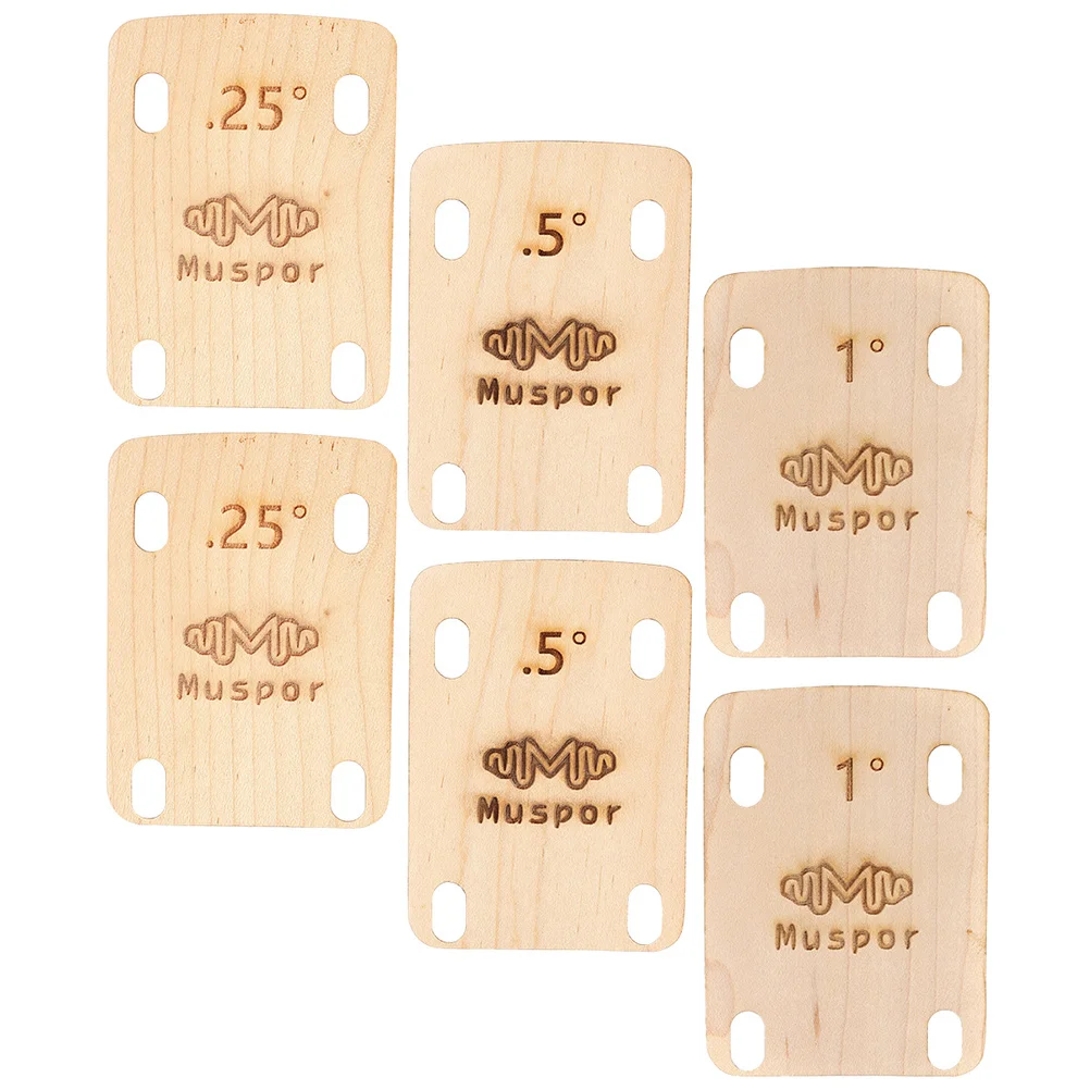 3 Guitar Neck Shims Wood Spacers 025 05 1 Degree Thickness Adjust Plates For Electric Guitars Bass Wood Shims Supplies
3 Guitar Neck Shims Wood Spacers 025 05 1 Degree Thickness Adjust Plates For Electric Guitars Bass Wood Shims Supplies