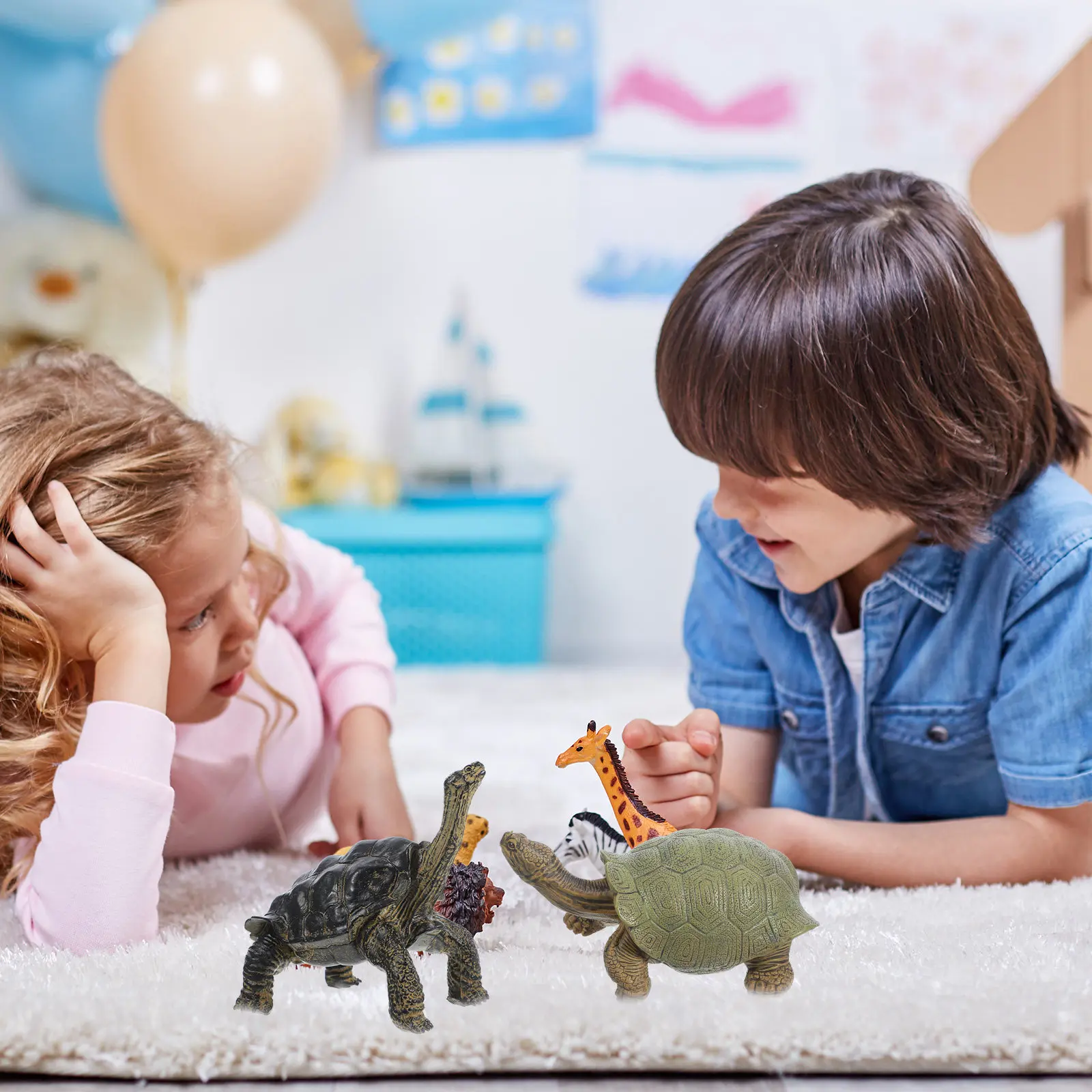 Simulation Turtle Figure Realistic Design Educational Animal Decor Desktop Ornament Small Turtle Sculpture for Kids Study
Simulation Turtle Figure Realistic Design Educational Animal Decor Desktop Ornament Small Turtle Sculpture for Kids Study