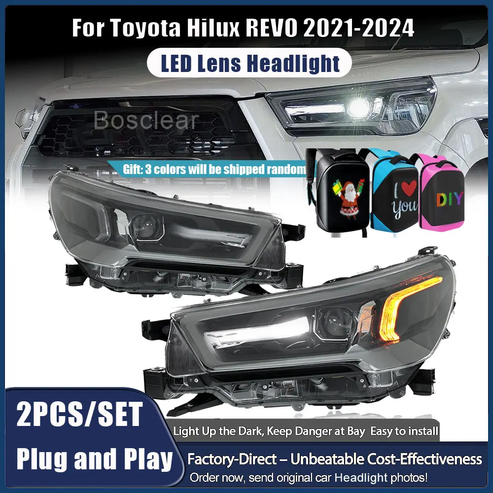 Car Lights For Toyota Hilux REVO Headlights 2021 2022 2023 2024 LED Head Lights DRL Turn Signal Bi Lamps Projector Lens Low Beam
Car Lights For Toyota Hilux REVO Headlights 2021 2022 2023 2024 LED Head Lights DRL Turn Signal Bi Lamps Projector Lens Low Beam