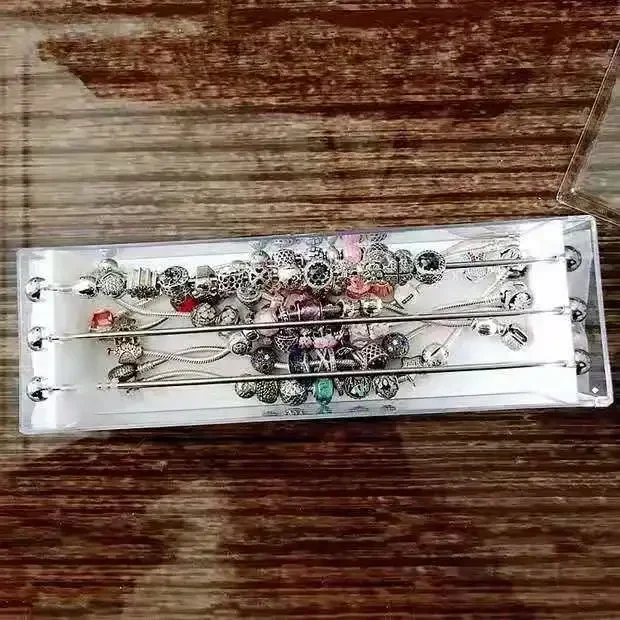 Acrylic Pandora Charm Beads Bracelet Jewelry Display Storage Box Troll Beads Ring Holder Show Case Organizer with Cover Package
Acrylic Pandora Charm Beads Bracelet Jewelry Display Storage Box Troll Beads Ring Holder Show Case Organizer with Cover Package