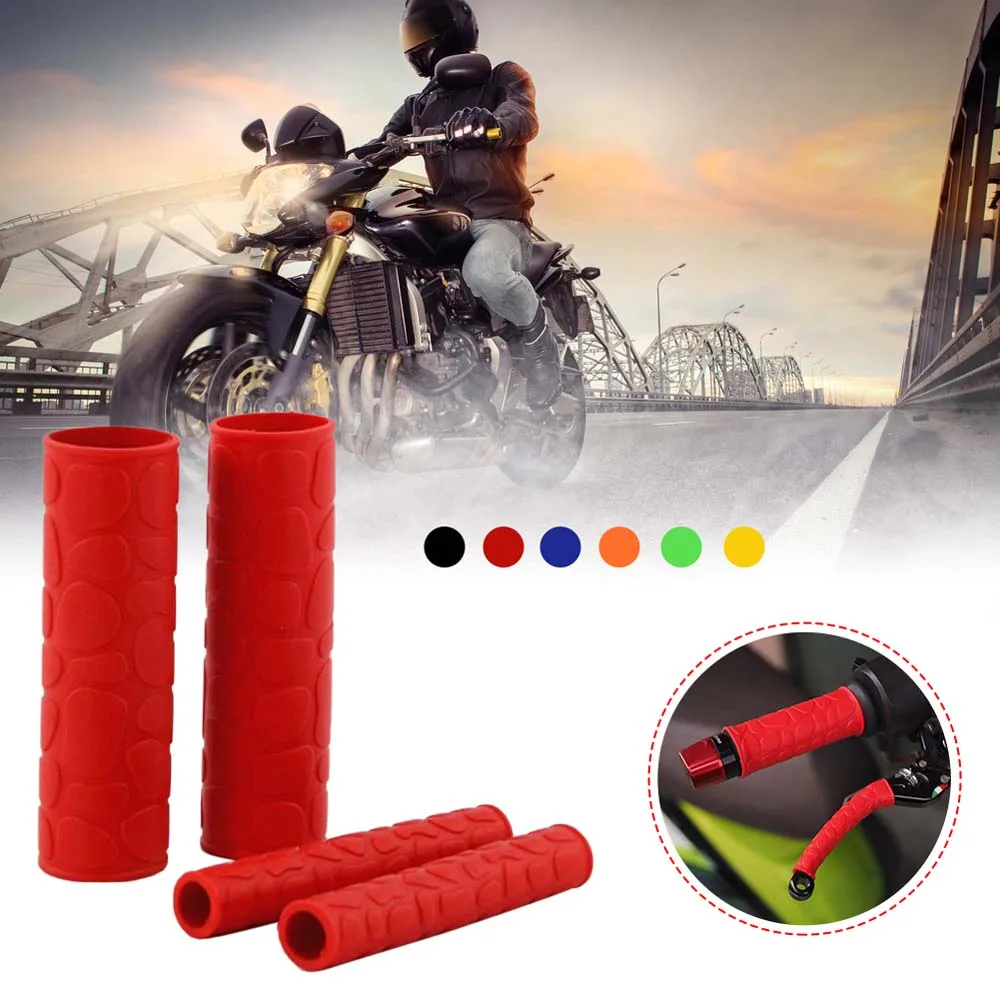 Comfortable Motorbike Anti-skid Silicone Sleeve Rubber Bar Motorcycle Handlebar Grip Brake Handle Handle Grip Cover Protector
Comfortable Motorbike Anti-skid Silicone Sleeve Rubber Bar Motorcycle Handlebar Grip Brake Handle Handle Grip Cover Protector