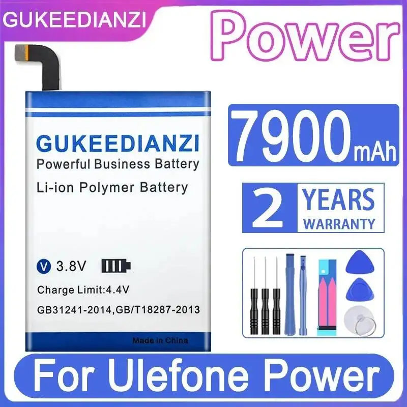 Mobile Phone Battery Stable Durable For Ulefone Power 7900mAh
Mobile Phone Battery Stable Durable For Ulefone Power 7900mAh