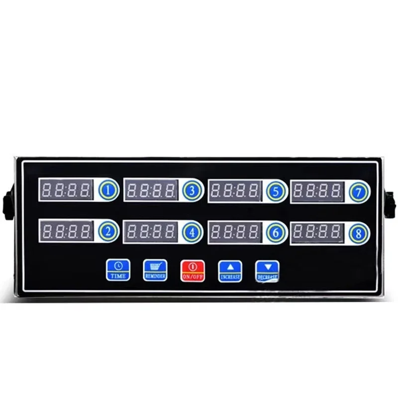 Restaurant Stainless Steel Burger Calculator Mechanical Timer Commercial Digital 8 Channel Fried Food Kitchen Timer
Restaurant Stainless Steel Burger Calculator Mechanical Timer Commercial Digital 8 Channel Fried Food Kitchen Timer