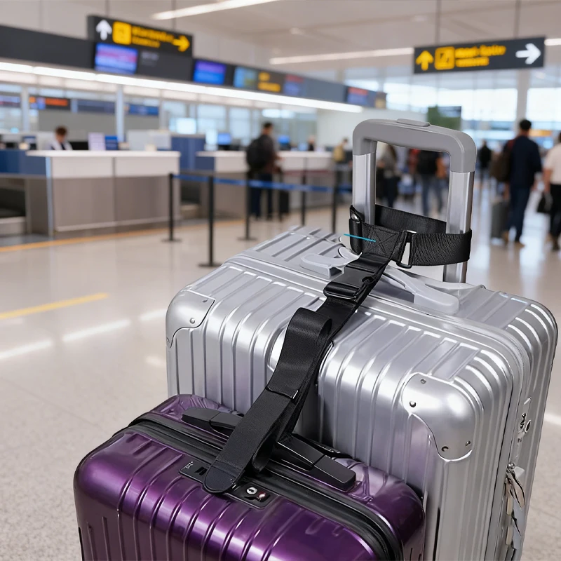 Black Durable Nylon Cargo Luggage Strap with CAM Buckle - Travel/Outdoor Camping Tool Bundle, Heavy-Duty Travel Kit
Black Durable Nylon Cargo Luggage Strap with CAM Buckle - Travel/Outdoor Camping Tool Bundle, Heavy-Duty Travel Kit