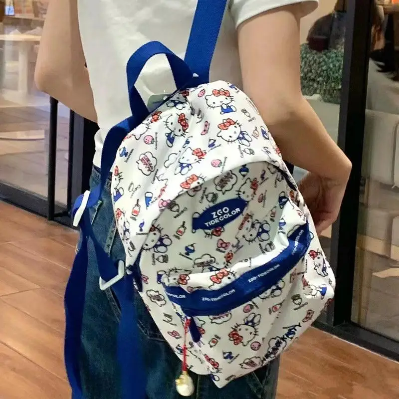 HOT sanrio kawaii junior high student bag Hello Kitty cartoon cute High capacity backpack Fashion School starts gift new style
HOT sanrio kawaii junior high student bag Hello Kitty cartoon cute High capacity backpack Fashion School starts gift new style