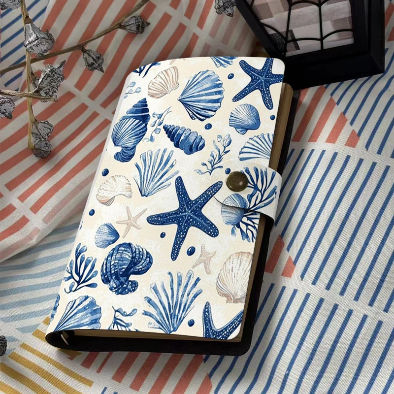 Watercolor Seashell Starfish Pattern A6 Notebook PU Leather Cover Journal Diary Planner With Buckle For School Travel Writing
Watercolor Seashell Starfish Pattern A6 Notebook PU Leather Cover Journal Diary Planner With Buckle For School Travel Writing
