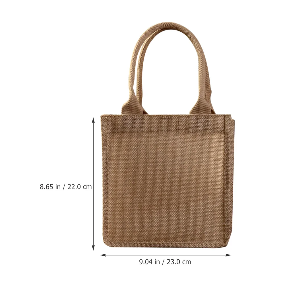 Jute Shopping Bag Natural Burlap Tote Soft Handle Reusable Grocery Tote Gift Favors for Wedding Jute Bags Small
Jute Shopping Bag Natural Burlap Tote Soft Handle Reusable Grocery Tote Gift Favors for Wedding Jute Bags Small