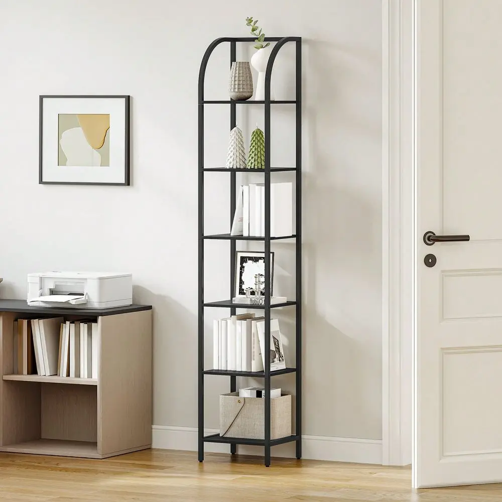 Bookshelf Narrow Bookcase, Tall Storage Rack With Steel Frame, Display Standing Shelf Unit, Skinny Book Shelf For Study Living
Bookshelf Narrow Bookcase, Tall Storage Rack With Steel Frame, Display Standing Shelf Unit, Skinny Book Shelf For Study Living