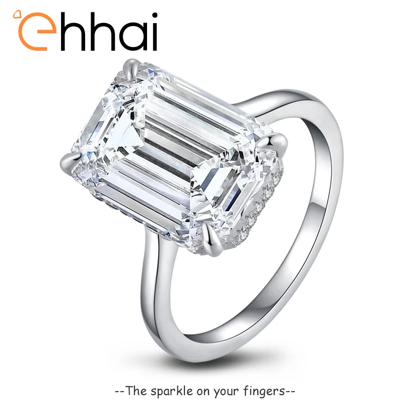 Ehhai S925 Sterling Silver 5A Zircon Emerald Cut Rings for Woman Wedding Engagement Ring Anniversary Gifts Fine Jewelry Anillo
Ehhai S925 Sterling Silver 5A Zircon Emerald Cut Rings for Woman Wedding Engagement Ring Anniversary Gifts Fine Jewelry Anillo