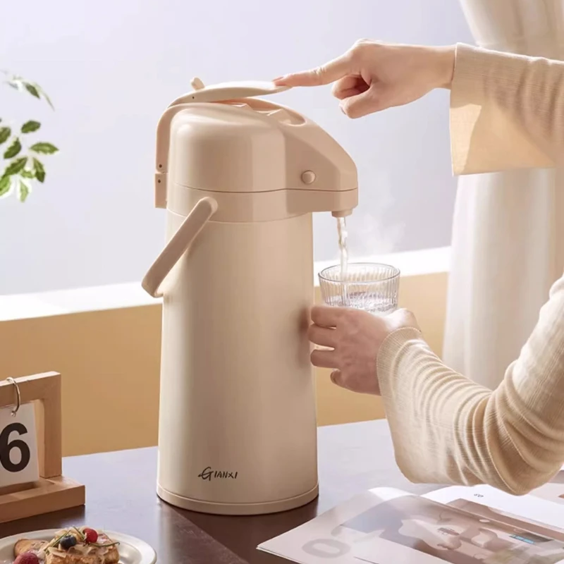 Бутылка с горячей водой под давлением, утолщенное стекло, внутренний вкладыш, изолированный чайник прессового типа, бытовой чайник с горячей водой большой емкости
Бутылка с горячей водой под давлением, утолщенное стекло, внутренний вкладыш, изолированный чайник прессового типа, бытовой чайник с горячей водой большой емкости