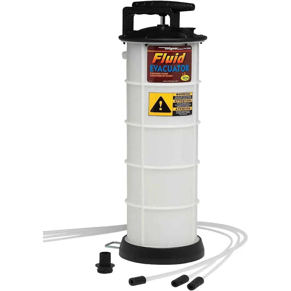 MV7400 1.9 Gallon Automotive Fluid Evacuator Extractor Pump, Manual Operation, Chemical-Resistant Polyethylene
MV7400 1.9 Gallon Automotive Fluid Evacuator Extractor Pump, Manual Operation, Chemical-Resistant Polyethylene