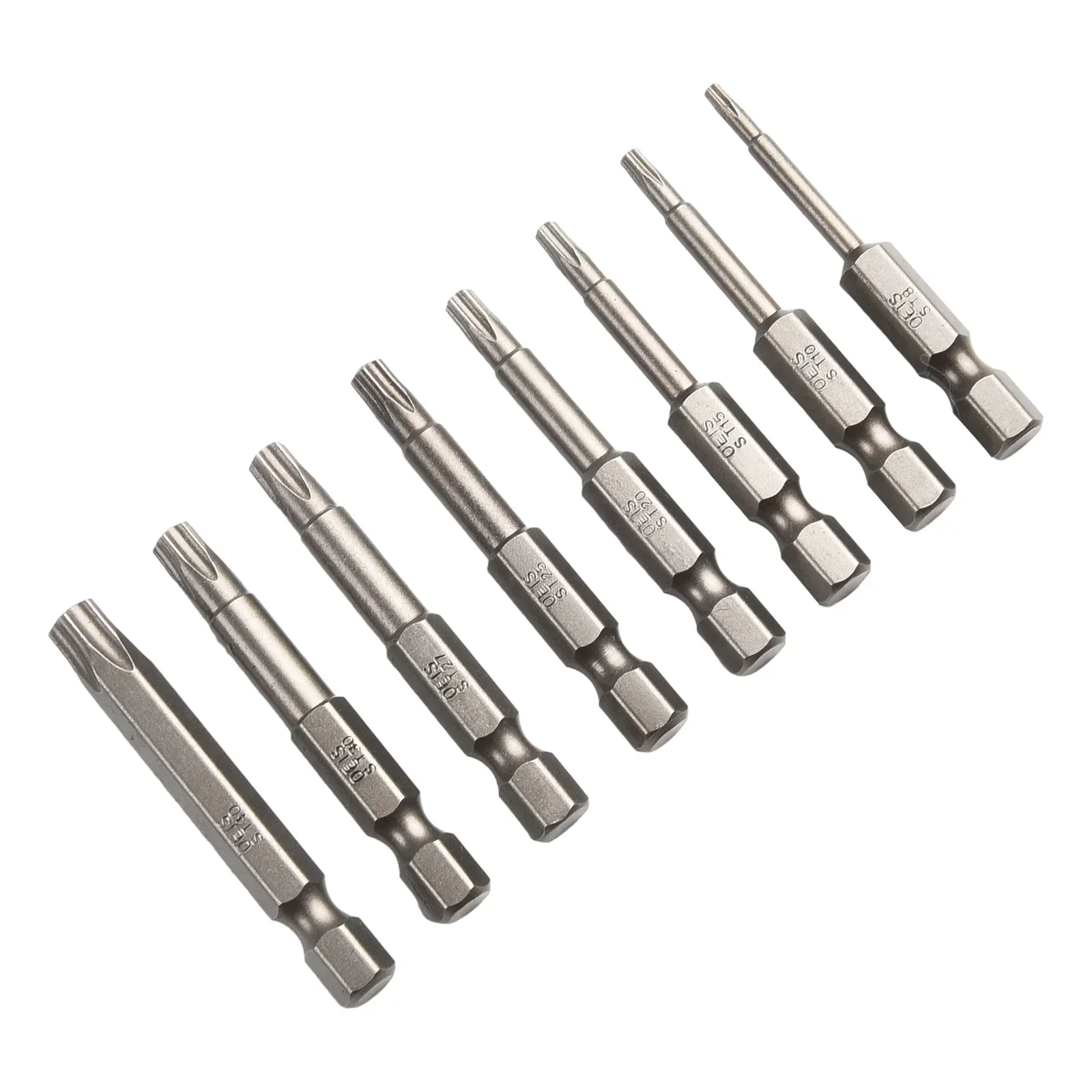 Wide Compatibility And Reliable Performance 8Pcs 50mm Torx Screwdriver Bits Set For Electric Screwdrivers Drills And More
Wide Compatibility And Reliable Performance 8Pcs 50mm Torx Screwdriver Bits Set For Electric Screwdrivers Drills And More