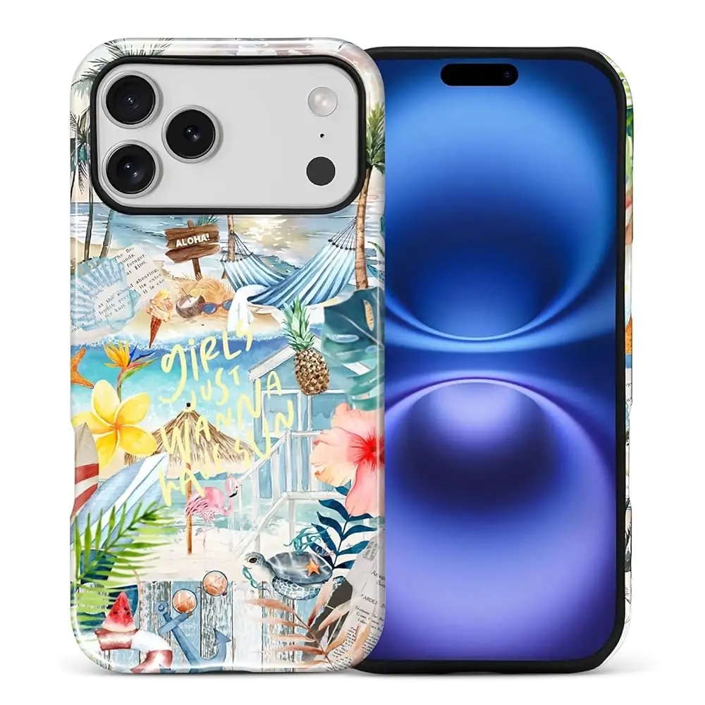 Case Designed for iPhone 17 Pro Max, Hybrid 2-Layer Case, Military-Grade Protection Durable Shockproof Anti-Scratch Phone Cas
Case Designed for iPhone 17 Pro Max, Hybrid 2-Layer Case, Military-Grade Protection Durable Shockproof Anti-Scratch Phone Cas