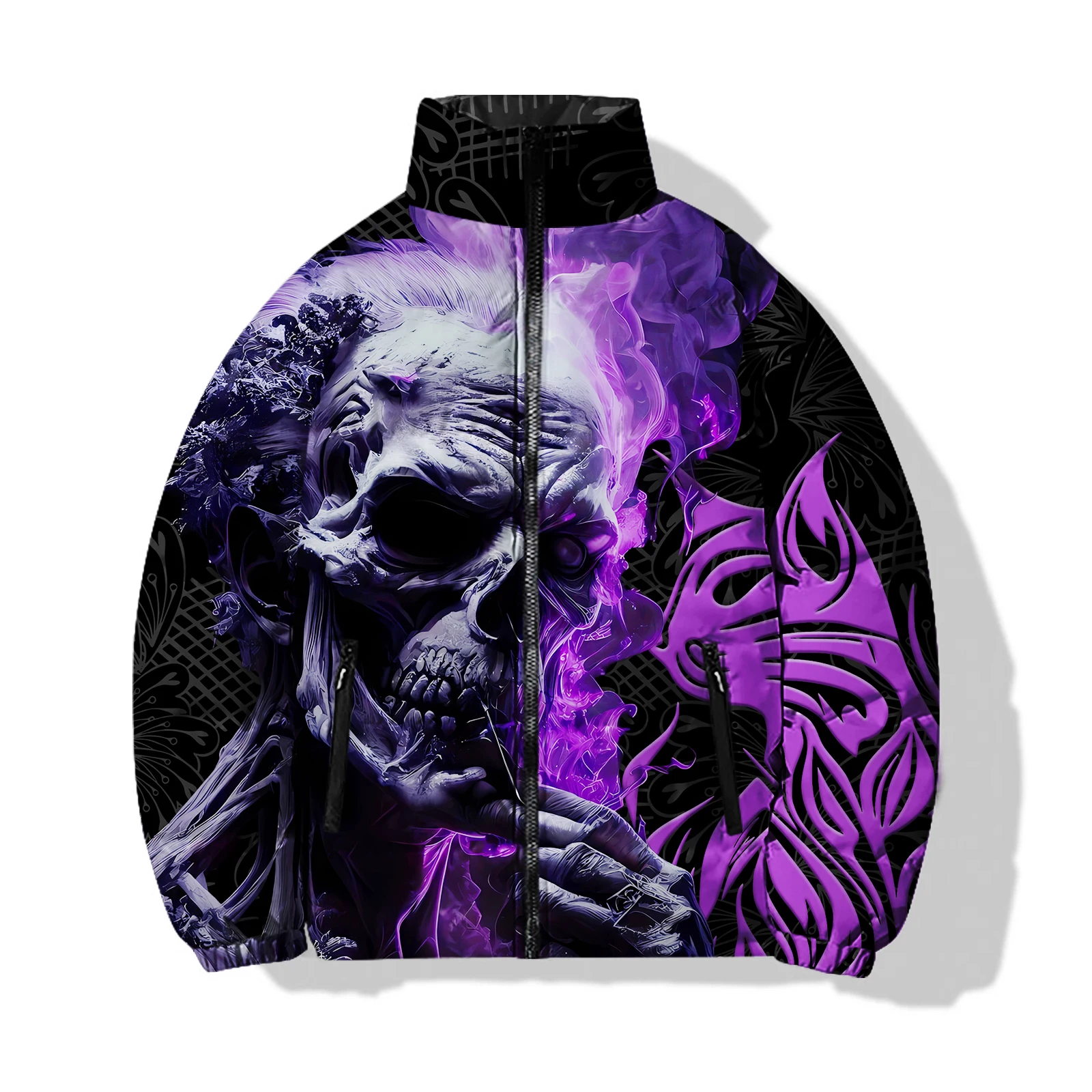 Flame Men's Clothing 2024 Skull Winter Men Coat Cool Skeleton 3D Digital Printing Comfortable and Warm Man Jackets Parkas Coats
Flame Men's Clothing 2024 Skull Winter Men Coat Cool Skeleton 3D Digital Printing Comfortable and Warm Man Jackets Parkas Coats