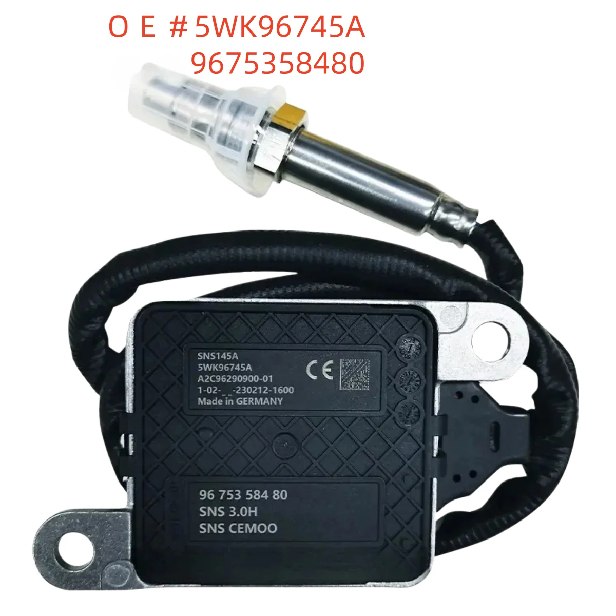 High quality 5WK96745A 9675358480 Nitrogen Oxygen Sensor FOR PEUGEOT
High quality 5WK96745A 9675358480 Nitrogen Oxygen Sensor FOR PEUGEOT