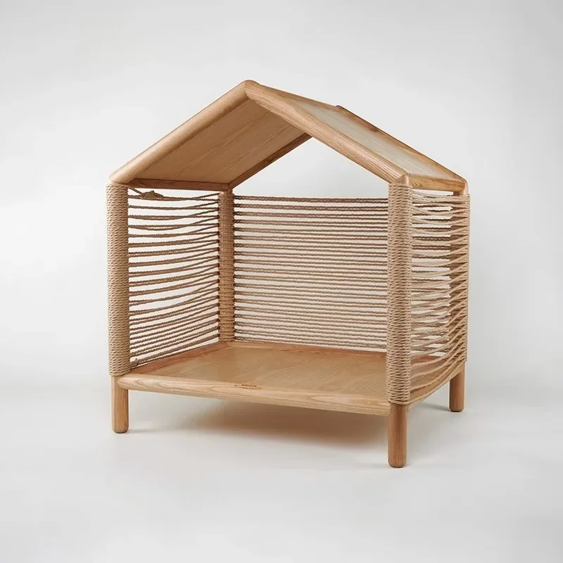 Pet nest sofa wooden house solid wood ash log cat and dog universal cat nest villa
Pet nest sofa wooden house solid wood ash log cat and dog universal cat nest villa
