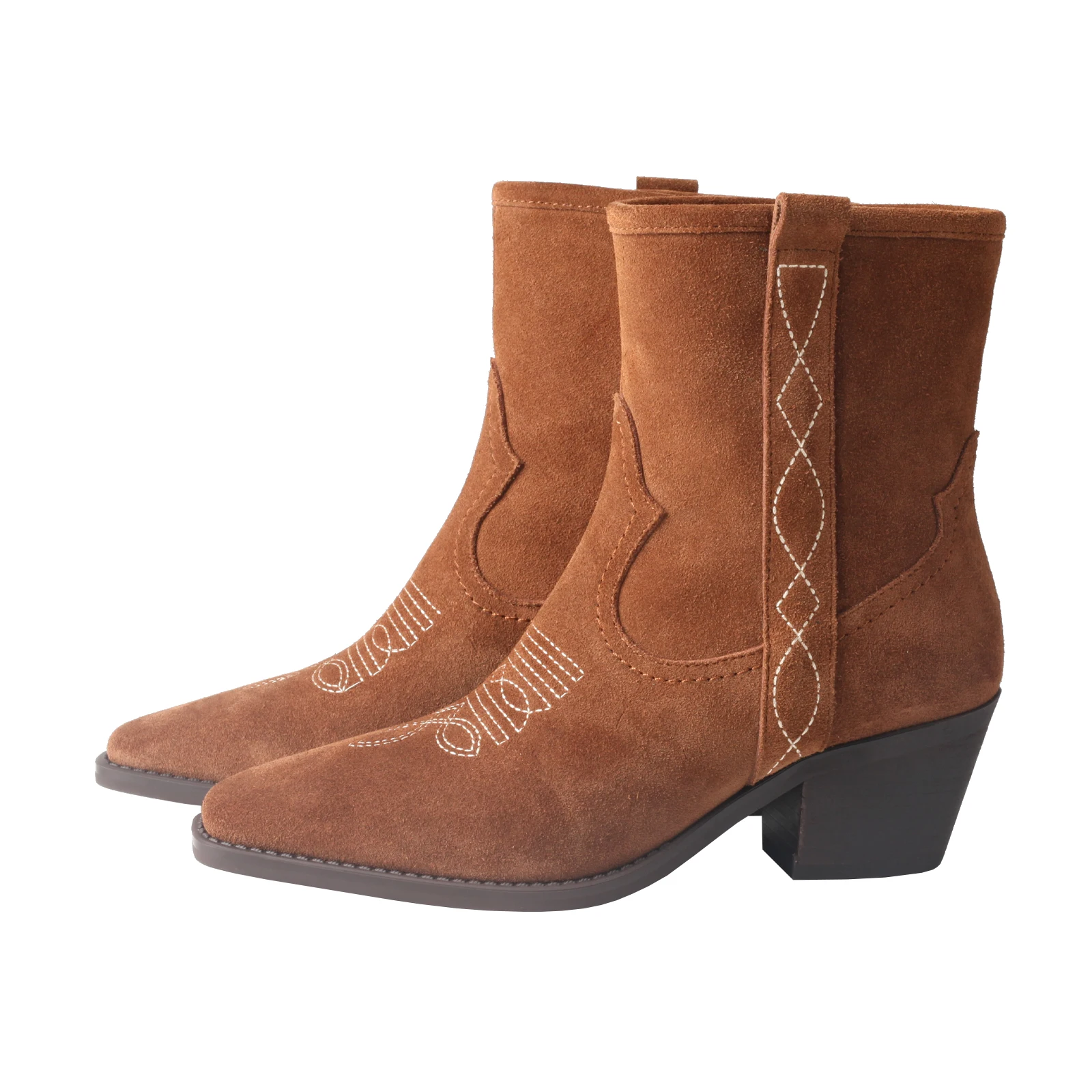 Autumn and Winter French Fur Women's Pointed Retro Thick High-heeled Short Boots
Autumn and Winter French Fur Women's Pointed Retro Thick High-heeled Short Boots