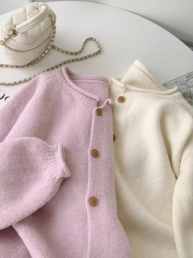 Soft Tone Knitted Long Sve Cardigan Pure Color Cuffed Design Korean Sle Commute Faion Women's Sweater Autumn Winter Ou...
Soft Tone Knitted Long Sve Cardigan Pure Color Cuffed Design Korean Sle Commute Faion Women's Sweater Autumn Winter Ou...