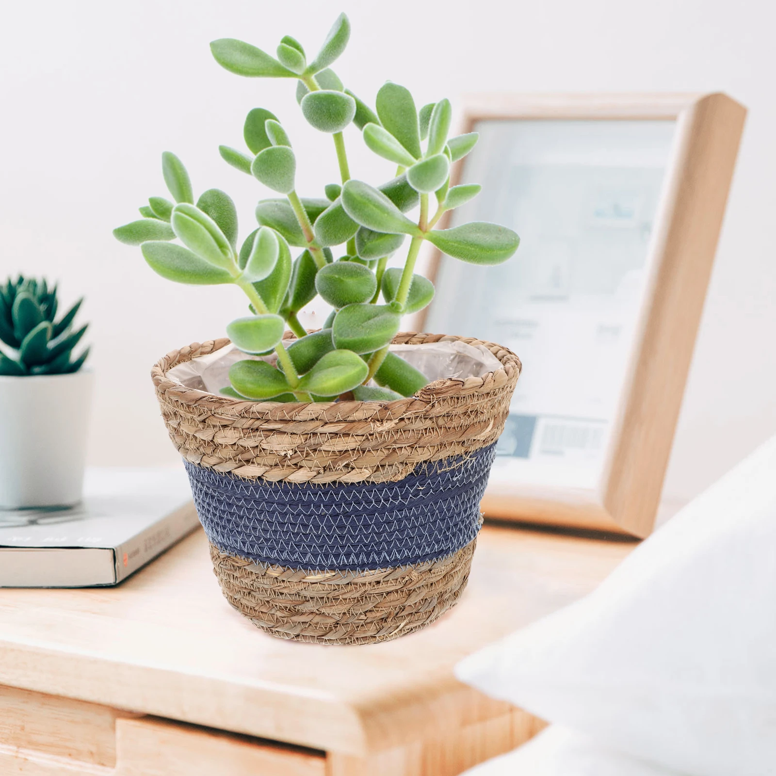 Woven Flower Basket Plant Pots Beautiful Shape Diverse Function Practical Use Storage Container Planters
Woven Flower Basket Plant Pots Beautiful Shape Diverse Function Practical Use Storage Container Planters