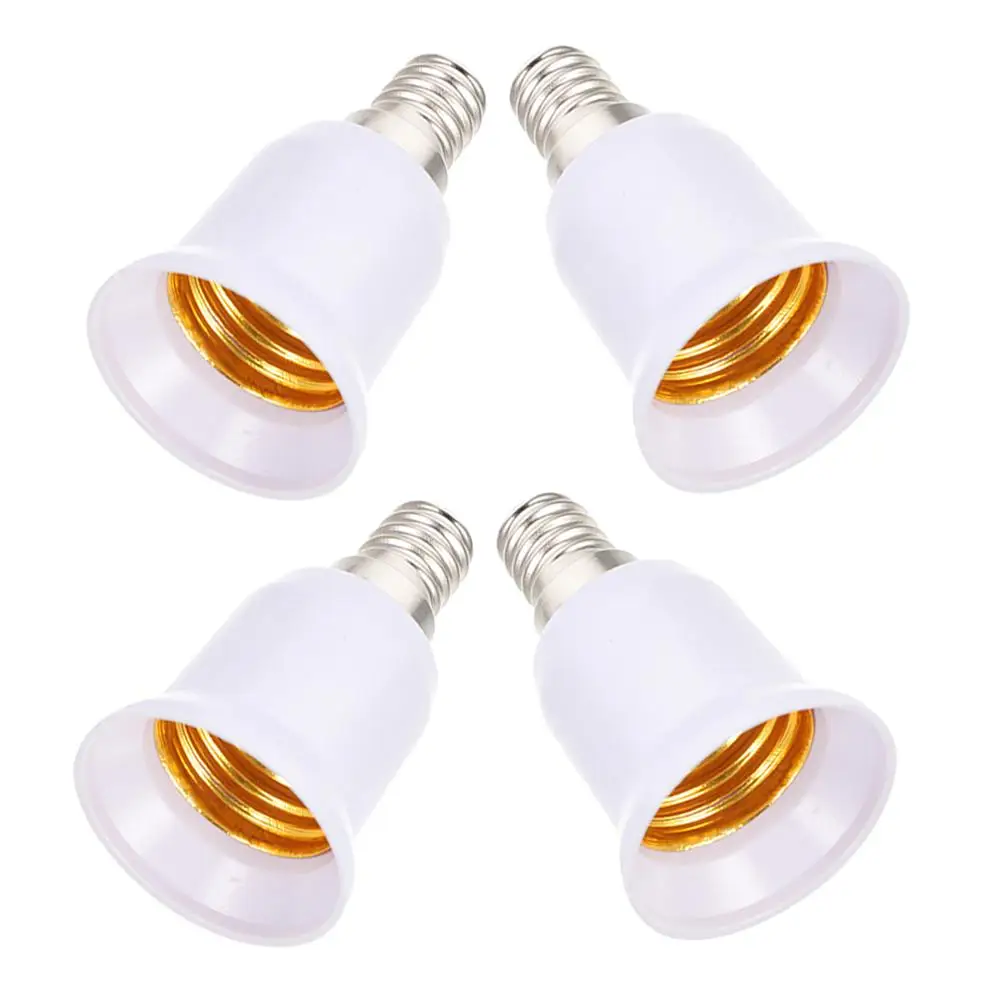 4pcs Lamp Head Extension E27 to E14 Converter White Plastic Light Bulb Holder Base Socket Adapter Home Office Use Safe
4pcs Lamp Head Extension E27 to E14 Converter White Plastic Light Bulb Holder Base Socket Adapter Home Office Use Safe