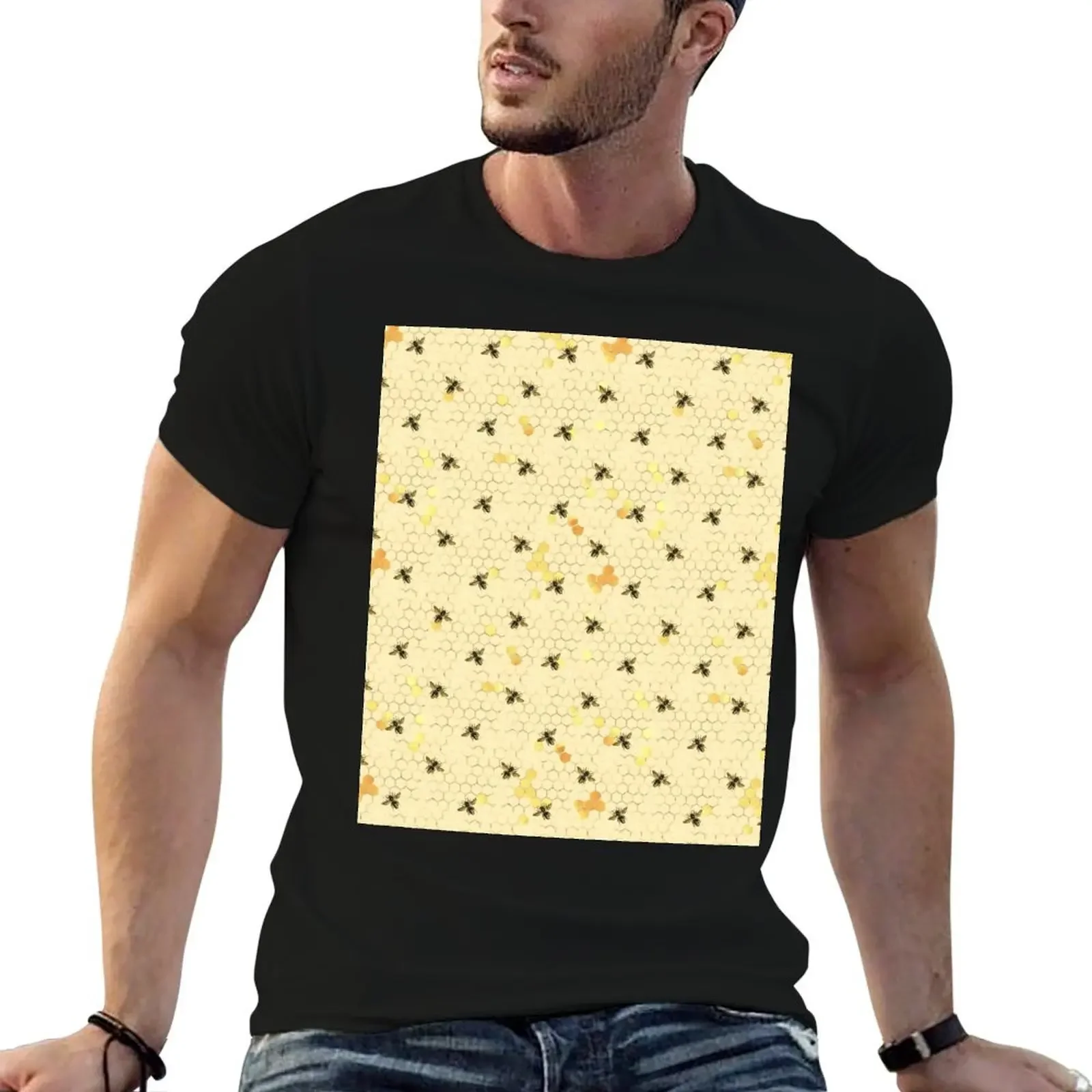 Bees on honeycomb T-Shirt boys animal print plus size clothes vintage graphic tee shirts men graphic
Bees on honeycomb T-Shirt boys animal print plus size clothes vintage graphic tee shirts men graphic