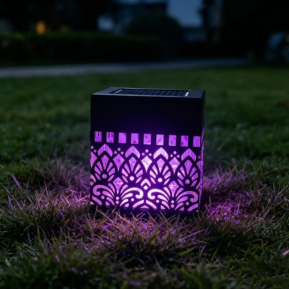 Artistic Solar-Powered Hollow Iron Garden Lamp Waterproof Mosaic Projection Shadow Light Outdoor Patio Fence Night Decor
Artistic Solar-Powered Hollow Iron Garden Lamp Waterproof Mosaic Projection Shadow Light Outdoor Patio Fence Night Decor