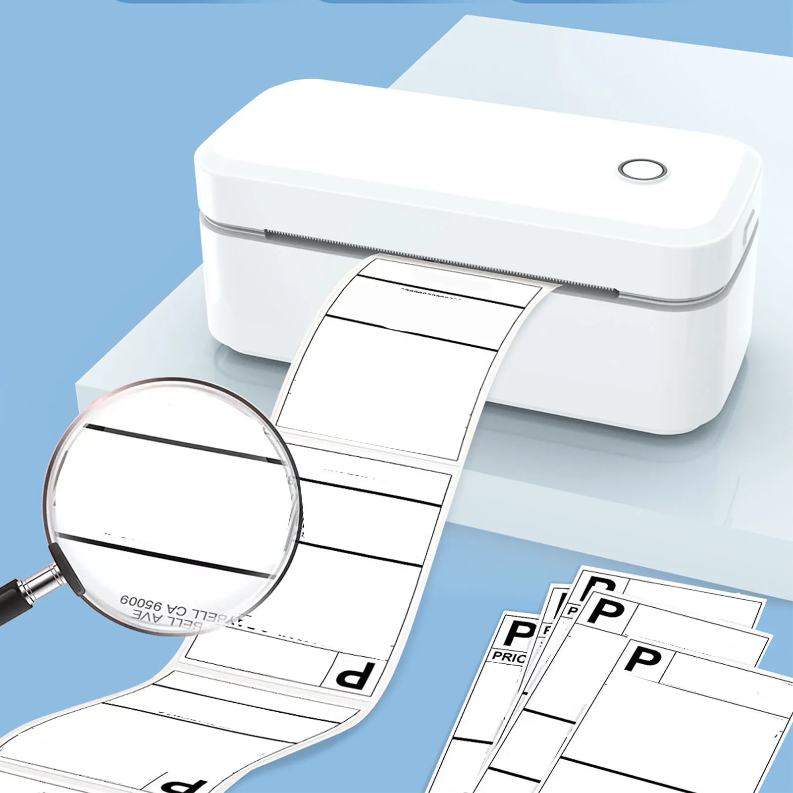 X4 4x6 Thermal Shipping Label Printer Bluetooth Package Postage Printer for PC Mobile Phones Tablet 200dpi White Thermal Printer
X4 4x6 Thermal Shipping Label Printer Bluetooth Package Postage Printer for PC Mobile Phones Tablet 200dpi White Thermal Printer