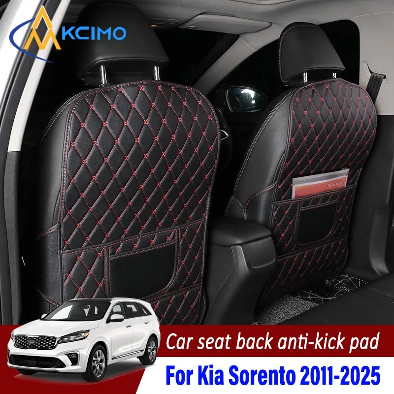 For Kia Sorento 2011-2025 PU Leather Car Anti-Kick Pad Seat Back Protector Cover Back Seat Organizer with Storage Pocket
For Kia Sorento 2011-2025 PU Leather Car Anti-Kick Pad Seat Back Protector Cover Back Seat Organizer with Storage Pocket