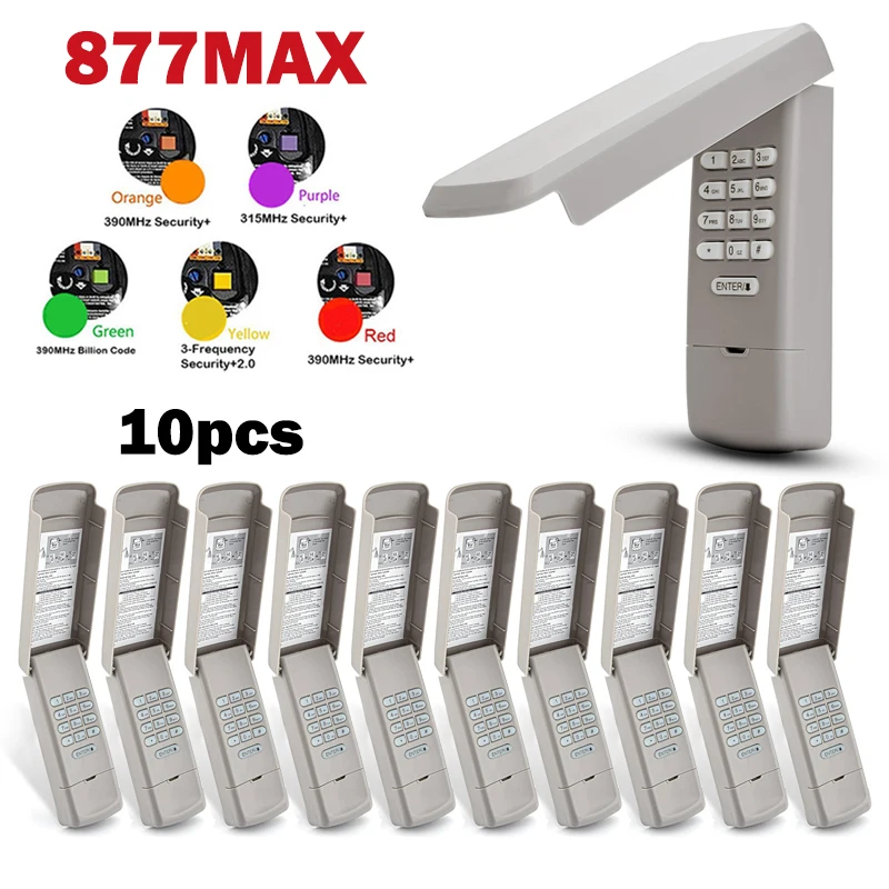 LiftMaster 877MAX 893MAX 971LM 976LM 977LM 371LM 377LM Garage Password Door Opener Wireless Keypad Remote Control 315MHz 390MHz
LiftMaster 877MAX 893MAX 971LM 976LM 977LM 371LM 377LM Garage Password Door Opener Wireless Keypad Remote Control 315MHz 390MHz