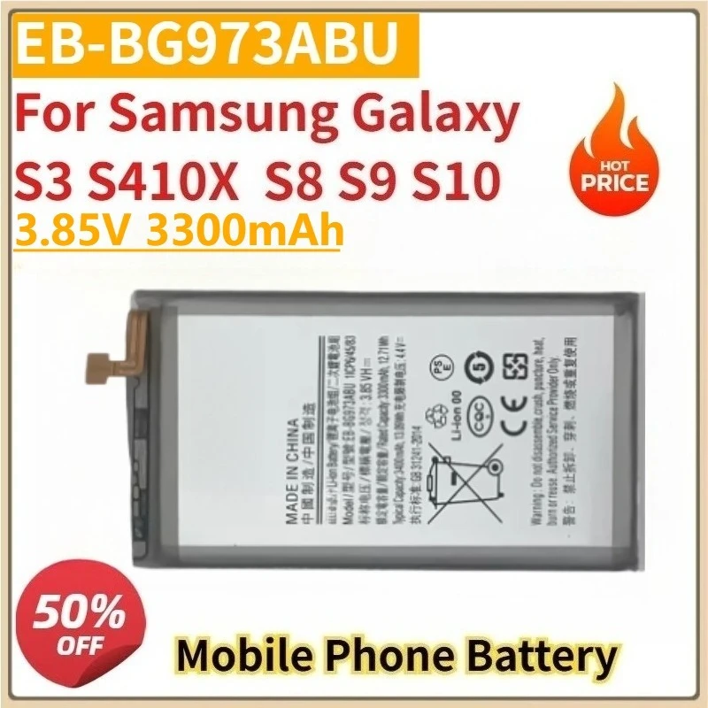 Новый аккумулятор для мобильного телефона EB-BG973ABU EB-BG975ABU EB-BG980ABY 3,85/3,86 В 3300/3800/4000 мАч для Samsung Galaxy S3 S410X S8 S9 S10
Новый аккумулятор для мобильного телефона EB-BG973ABU EB-BG975ABU EB-BG980ABY 3,85/3,86 В 3300/3800/4000 мАч для Samsung Galaxy S3 S410X S8 S9 S10