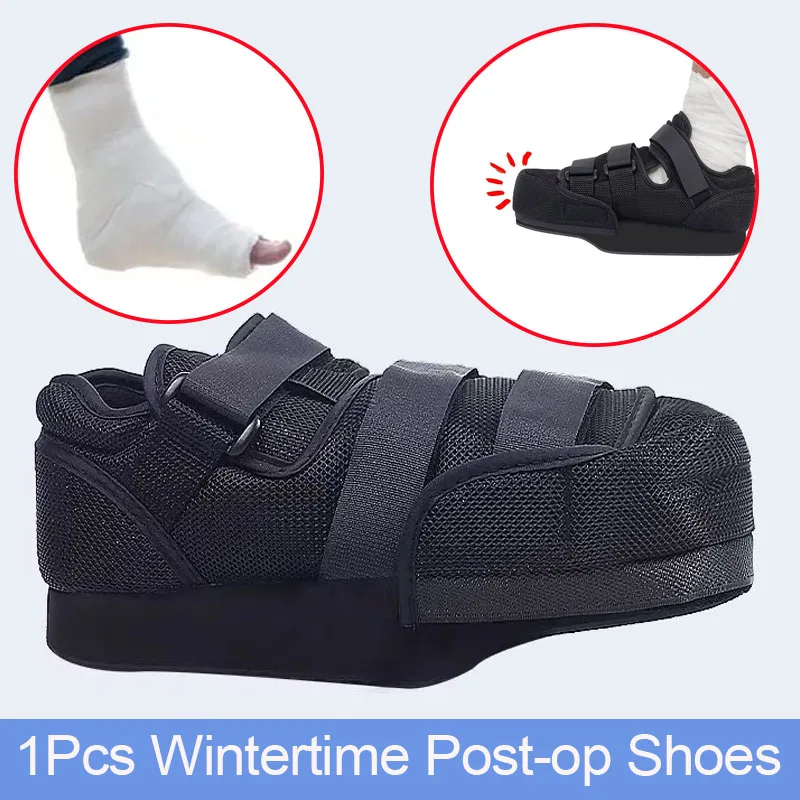 Medical Postoperative Recovery Walking Shoe-Adjustable Winter Post Surgical Forefoot Shoe-Apply to Toe Injuries for Pain Relief
Medical Postoperative Recovery Walking Shoe-Adjustable Winter Post Surgical Forefoot Shoe-Apply to Toe Injuries for Pain Relief