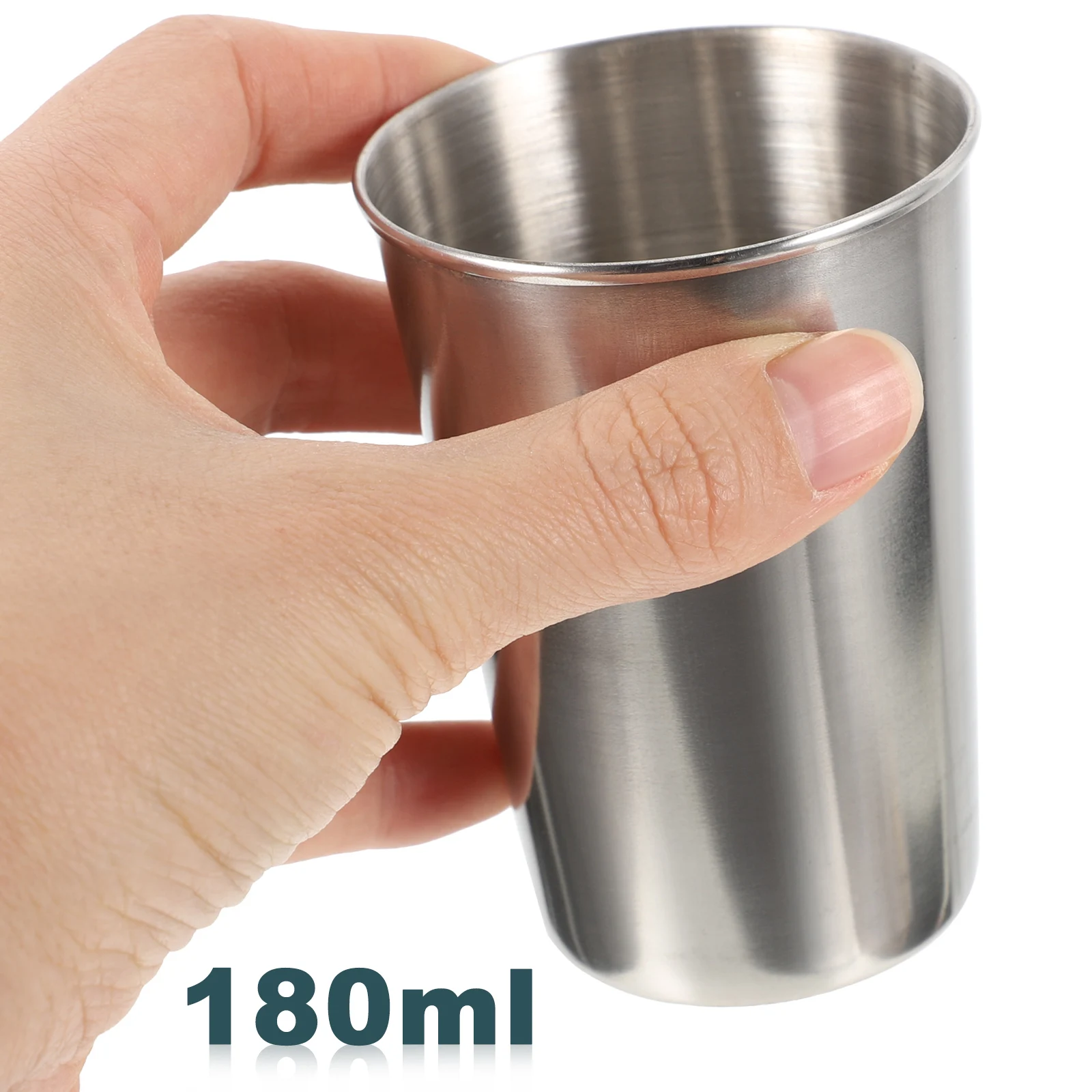 Stainless Steel Cup Stainless Steel Water Cup Tumbler Smooth Kitchen Bar Beverage Breakfast Multi Use Camping Travel
Stainless Steel Cup Stainless Steel Water Cup Tumbler Smooth Kitchen Bar Beverage Breakfast Multi Use Camping Travel
